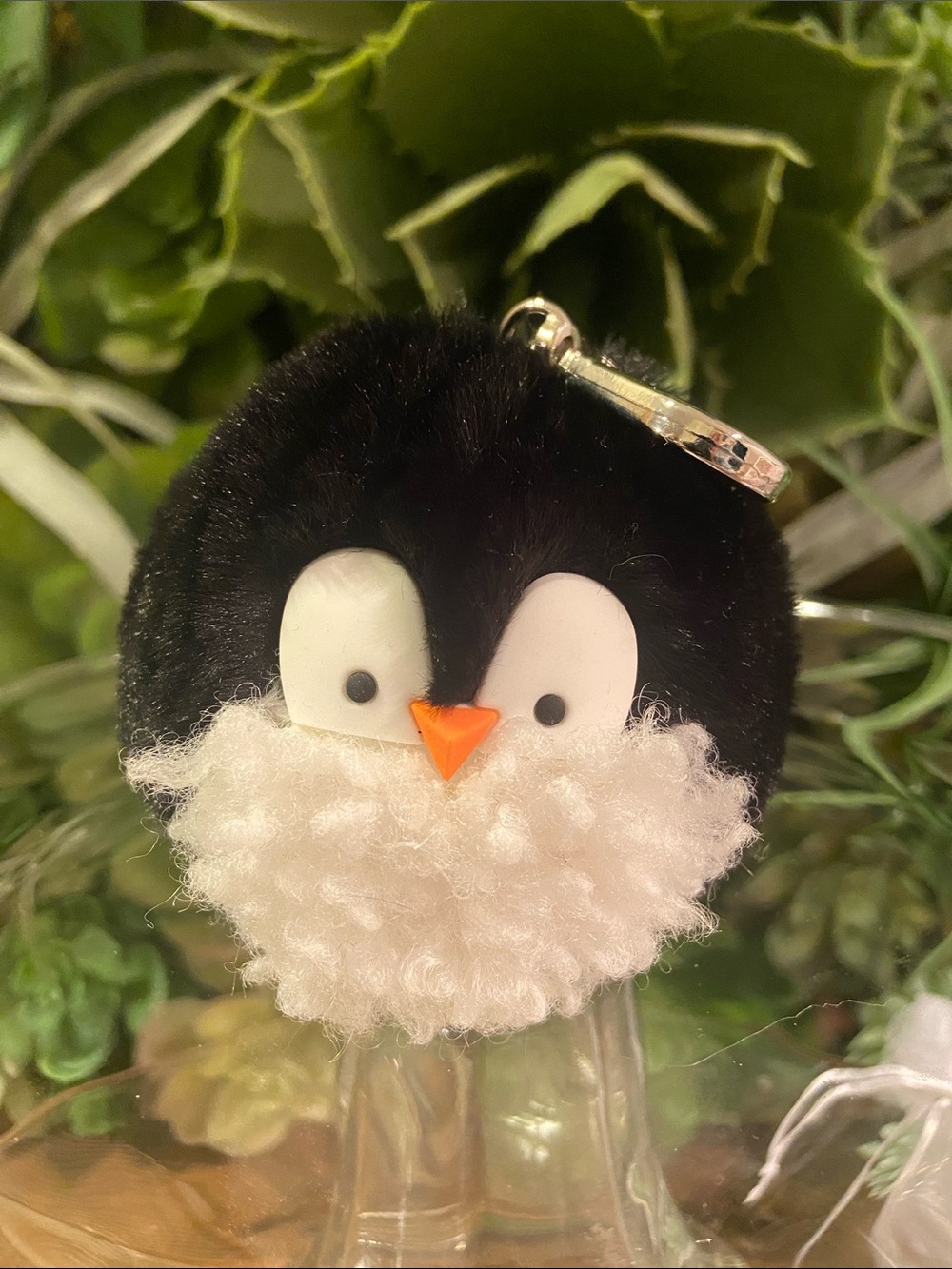 Bath & Body Works Plush Penguin PocketBac Hand Sanitizer Keychain